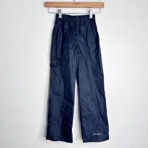 Columbia Black Nylon Rain Pants Size XS NWOT